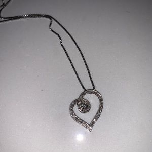 Diamond heart necklace!
